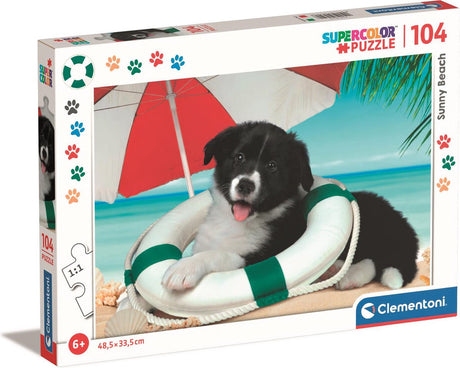 Clementoni - puzzle - 104 elementy - fotograficzne zwierzęta - puzzle dla dzieci - od 6 lat