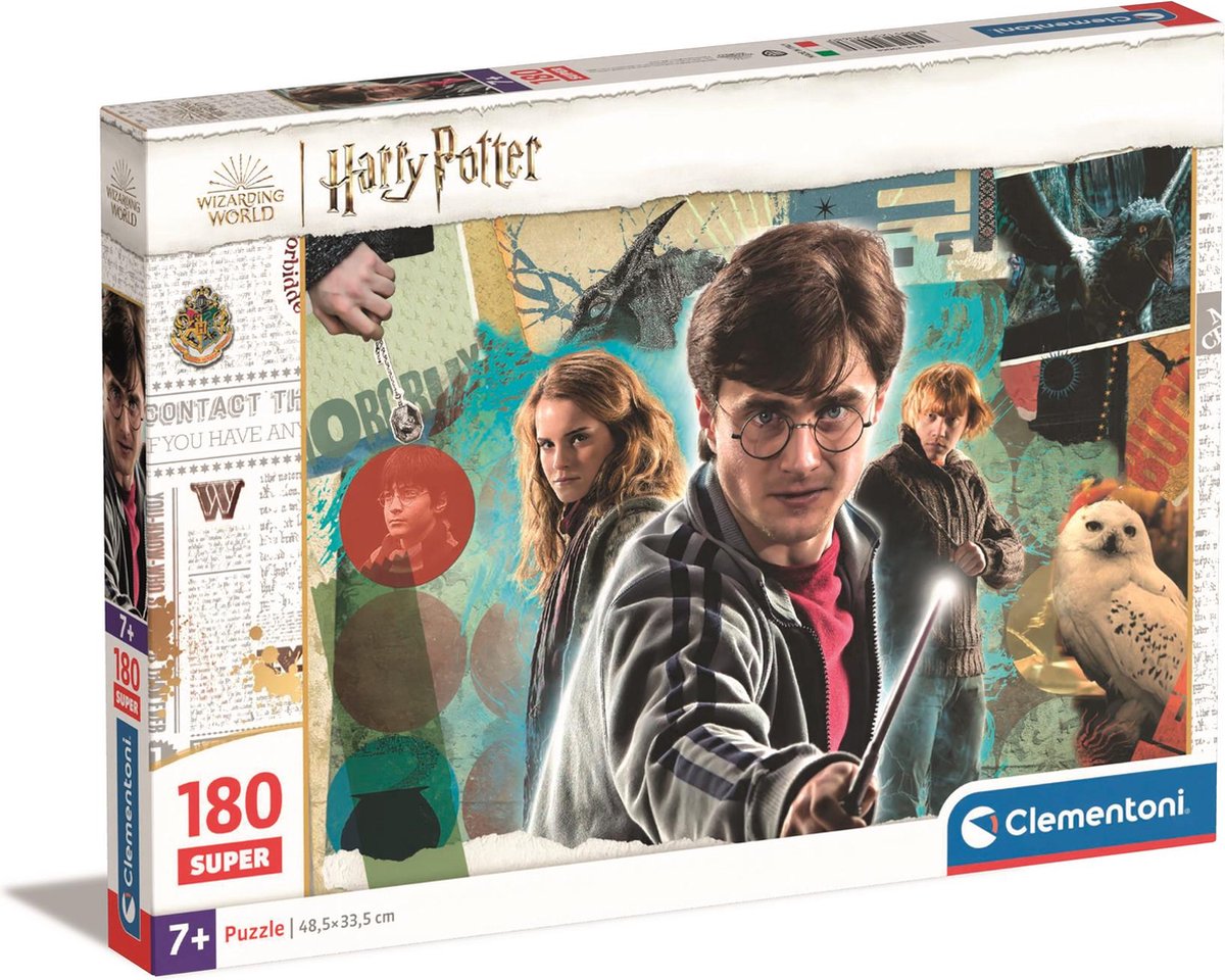 Clementoni - puzzle dla dzieci - 180 elementów - Harry Potter - puzzle od 7 lat