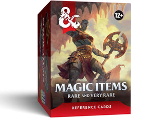 Dungeons dragons reference cards - magic items (rare and very rare)