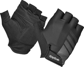 Gripgrab - letnie rękawiczki rowerowe ride rc lite z wyściółką i krótkimi palcami - czarne - unisex - rozmiar s