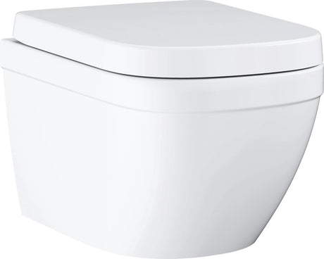 Grohe euro hangend toiletpot met deksel - soft close - keramiek - wit