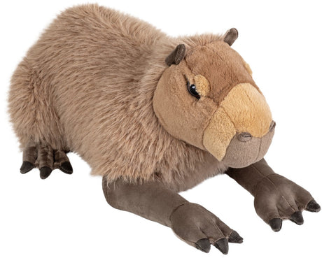 Wild republic capibara knuffel - 80 cm - pluche - waterzwijn - knuffeldieren - knaagdieren