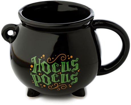 Kubek Puckator - hocus pocus czarny kociołek z czajnikiem - kształt 3d - ceramiczny - 550ml