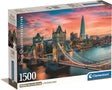 Clementoni - puzzle - 1500 elementów - Zmierzch Londynu - puzzle dla dorosłych