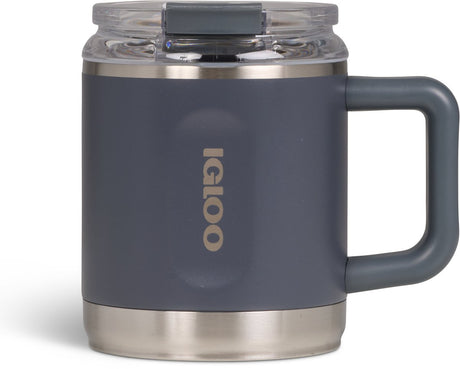 Igloo - kubek typu flip 'n' sip - filiżanka do kawy - czarny - 425ml