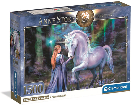 Puzzle Clementoni Anne Stokes z drewna dzwonka - 1500 elementów.