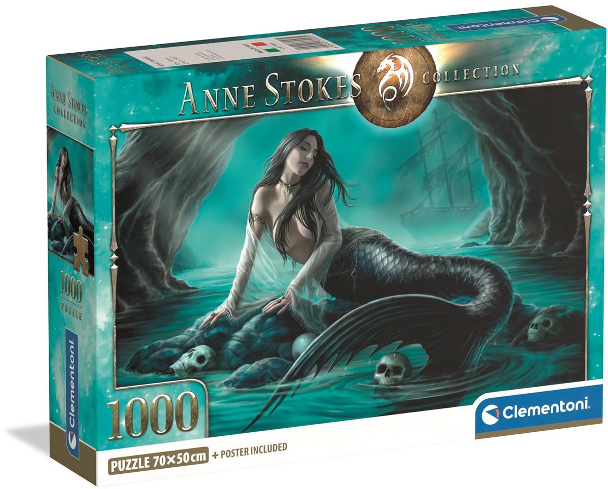 Clementoni - puzzle - 1000 elementów - lament syreny - puzzle dla dorosłych
