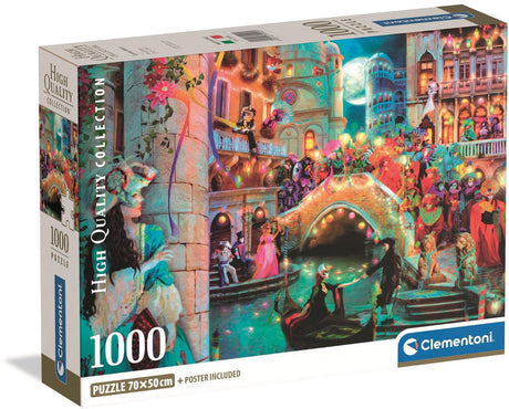 Clementoni - puzzle - 1000 elementów - karnawałowy księżyc - kolekcja wysokiej jakości
