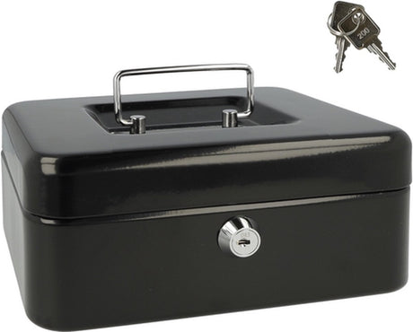 Kasetka Westcott - 200x161x90mm - czarna - plastikowa wkładka z 3 przegródkami - ac-e51001-zw