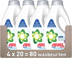 Ariel płynny detergent wrażliwy - 4 x 20 prań