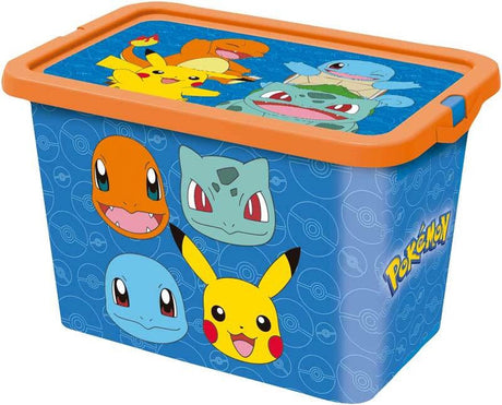 Pudełko do przechowywania Pokémon Junior 7 litrów niebiesko-pomarańczowe