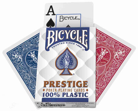 Rower Prestige 100% plastik - 1 paczka kart do gry