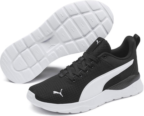 Buty sportowe unisex Puma Anzarun Lite jr - czarno-białe