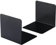 Durable set van 2 zwarte boekensteunen - compact en stevig