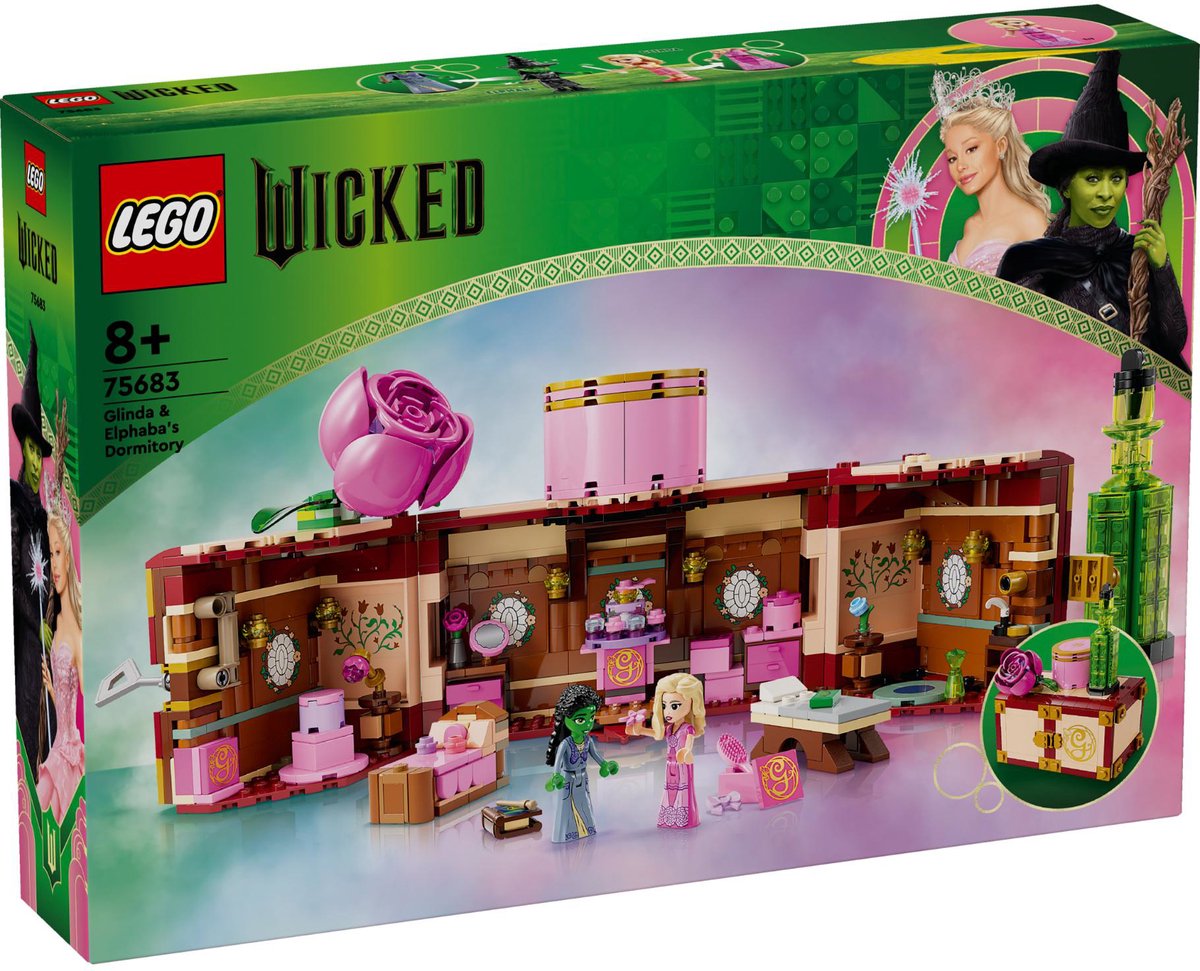 Lego 75683 Dormitorium niegodziwej Glindy i Elphaby