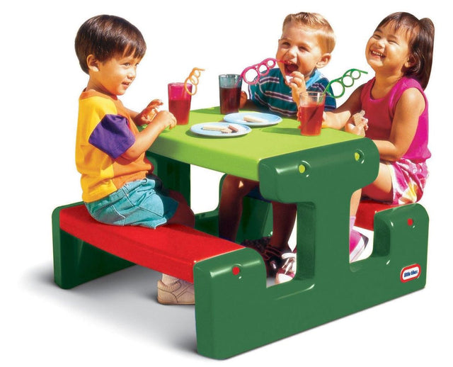 Everzielony stół piknikowy Little Tikes