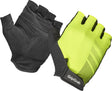 Gripgrab - letnie rękawiczki rowerowe ride rc lite z krótkimi palcami i wyściółką - żółte odblaskowe - unisex - rozmiar s
