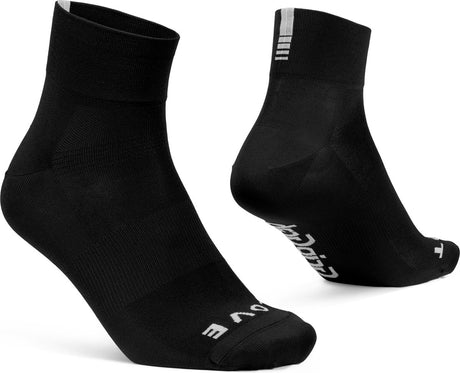 Gripgrab - lekkie, krótkie, letnie skarpetki rowerowe SL 1 para skarpet rowerowych Coolmax, głęboki dekolt - czarny - unisex