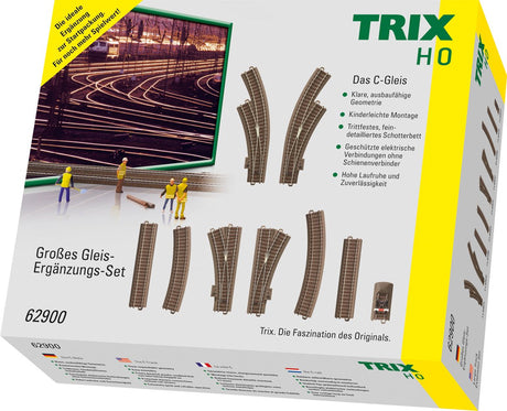Trix h0 h0 trix c-rails t62902 zestaw przedłużający 1 szt.