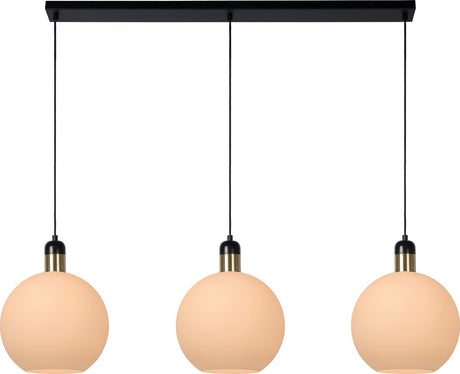 Lucide julius - lampa wisząca - 3xe27 - opal