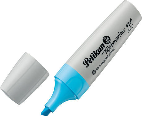 Marker tekstowy Pelikan 490 - zakreślacz eko - niebieski - 10 sztuk