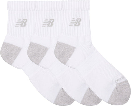 Skarpety New Balance Active Qtr 3 pary skarpet sportowych unisex - białe