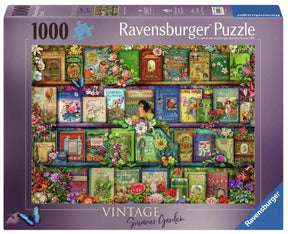 Puzzle Ravensburger vintage książki ogrodowe - układanka - 1000 elementów