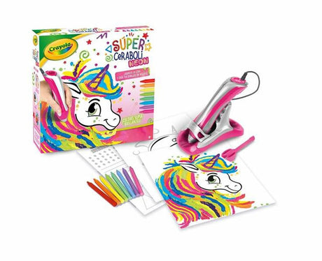Crayola super ceraboli neonowa zabawka edukacyjna jednorożec wielokolorowa