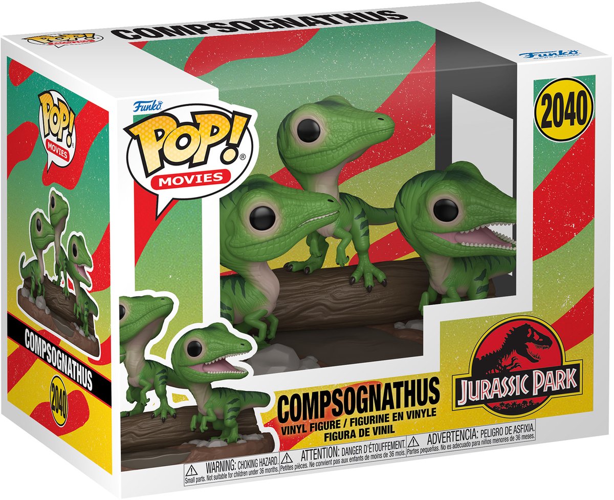 Funko Park Jurajski Pop! Premium winylowa figurka Compsognathus 9 cm lalka! postać