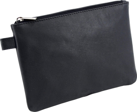 Etui do przechowywania Alassio - skóra - czarny - 23 x 16 - ju-42233