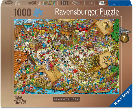 Seria komiksów Ravensburgera Raya - podróże w czasie 1 - era klasyczna - układanka 1000 elementów
