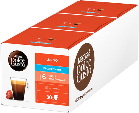 Nescafé dolce gusto kapsułki płuco decaffeinato - 90 filiżanek kawy na 90 filiżanek kawy