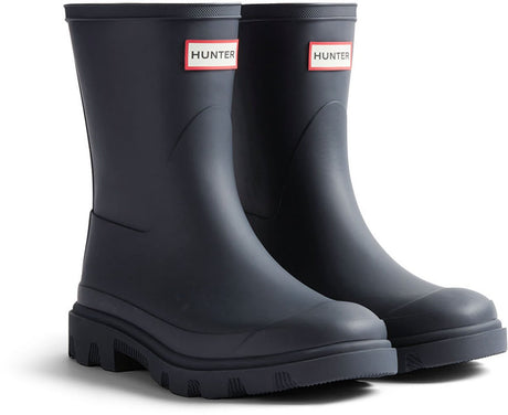 Kalosze przeciwdeszczowe Hunter Downpour Short Boot unisex - ciemnoniebieskie