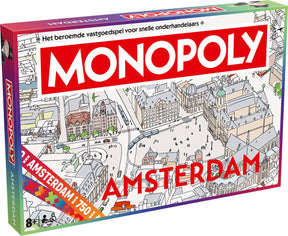 Gry tożsamościowe monopoly amsterdam 750 years - edycja limitowana - pl