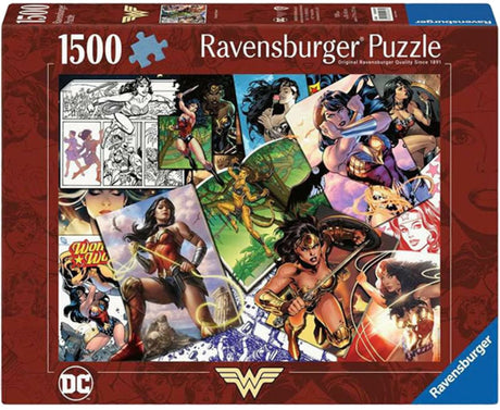 Puzzle Ravensburger Wonder Woman 1500 elementów dla dorosłych.