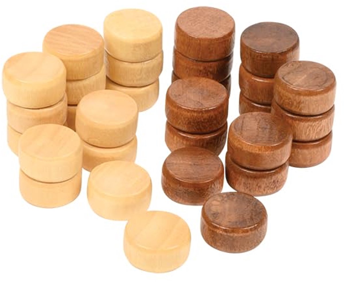 Zestaw płytek do backgammona Philos - wielokolorowy - 17 x 8 mm - gra edukacyjna.