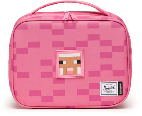 Torba termiczna Herschel Minecraft Pop Quiz Pudełko na drugie śniadanie, mały różowy owczy róż