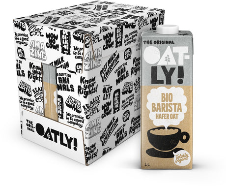 Owsianka! owies owsiany bio barista edycja - 6 sztuk - (6l) - mleko roślinne o przedłużonej trwałości - organiczny barista - pakiet wartości