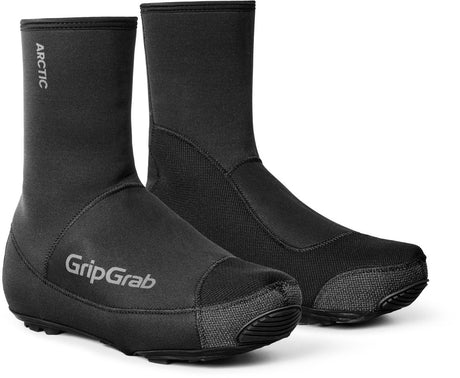 Gripgrab - wodoodporne, wodoodporne, zimowe ochraniacze na buty rowerowe arctic 2, z polarową wyściółką, w trudnych zimowych warunkach, z polarową wyściółką - czarne - unisex