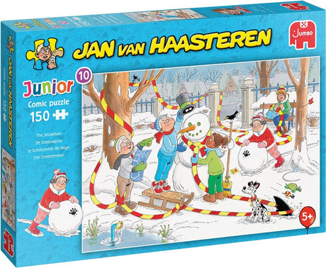 Puzzle Jan van Haasteren junior - bałwanek, 150 elementów.
