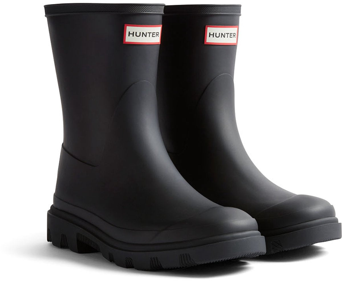 Hunter downpour short wellington boots laarzen - - dames - zwart - maat 40