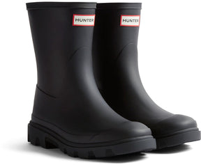 Hunter downpour short wellington boots laarzen - - dames - zwart - maat 40