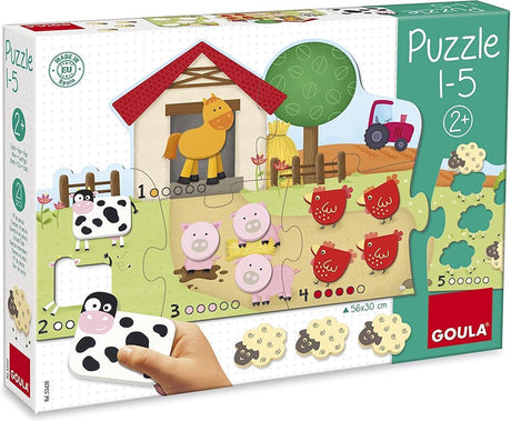 Goula jumbo - - puzzle 1 - 5 - od 2 lat