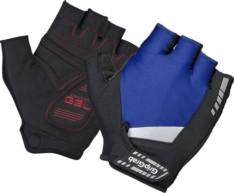 Gripgrab - supergelowe wyściełane krótkie rękawiczki rowerowe na lato Rękawiczki rowerowe z wyściółką - granatowy - unisex - rozmiar s