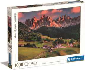 Clementoni - puzzle - 1000 elementów - magiczne dolomity - puzzle dla dorosłych