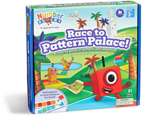 Zasoby edukacyjne Numberblocks® wyścig do pałacu wzorów - 3+