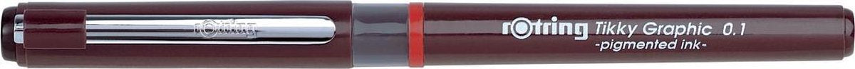 Cienkopisy graficzne Rotring Tikky | 0,10 mm | czarny atrament |