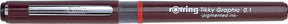 Cienkopisy graficzne Rotring Tikky | 0,10 mm | czarny atrament |