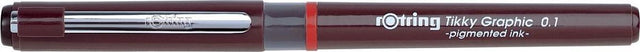 Cienkopisy graficzne Rotring Tikky | 0,10 mm | czarny atrament |