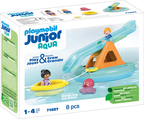Playmobil juniorska wyspa do pływania ze zjeżdżalnią - 71687